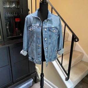 Gap Denim Light Blue Jean Jacket XL